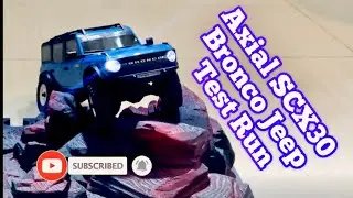 Axial SCX30 Bronco Jeep First Test Run 4x4 Offroad RC Crawler Extreme