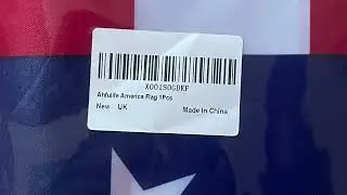 UK purchase of an American Flag in 2025