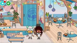 Kayla and her mom Destiny goes to the Crab Restaurant 