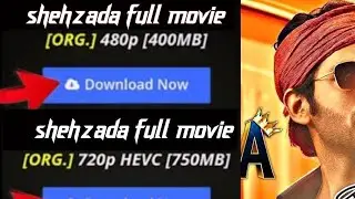 how to download shehzada movie