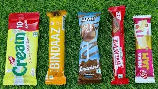 Satisfying Video Asmr Unboxing GIANT Sweets Chocolate and Rainbow Lollipop with Candy cutting Asmr