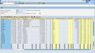 SAP ERP SE16N Search Data from tables