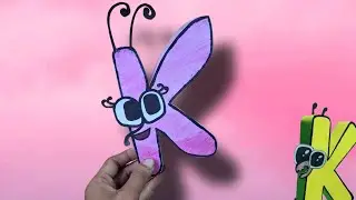 Paper Craft | FRENCH ALPHABET LORE K