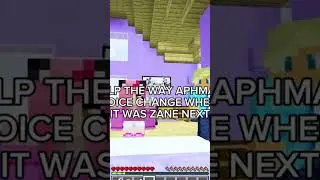 Help, the way aphmau voice change when it was zane next