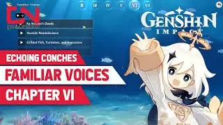 Familiar Voices Conch Locations Genshin Impact - Chapter 6 Day 3