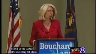 Bouchard taps Land as running mate