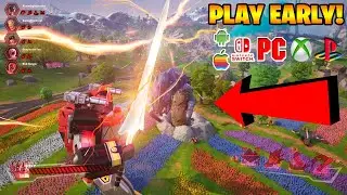 Как стать Мегазордом ПРЯМО СЕЙЧАС, ЛЕГКО И БЫСТРО С РАННЕГО ДНЯ в Fortnite! (Где найти портал Мег...