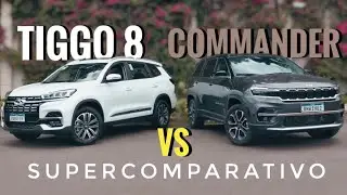 COMPARATIVO Jeep Commander vs Caoa Chery Tiggo 8. Qual o melhor? Colocamos eles lado a lado!