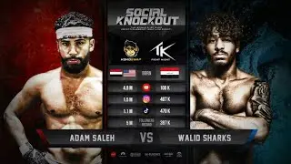 Adam Saleh vs Walid Sharks - Full Fight 4k Social Knockout 2021
