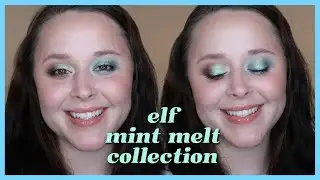 NEW ELF COSMETICS | Elf Mint Melt Collection | Review, Swatches and Two Look Tutorial