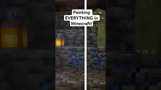 Painting DEEPSLATE LAPIS ORE in Minecraft!