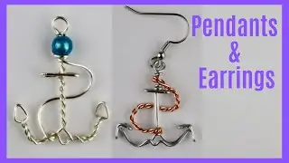 DIY Anchor Earrings & Pendants Tutorial