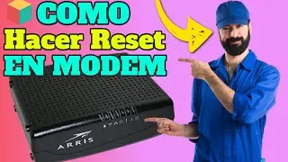 COMO hacer HARD RESET Modem ARRIS (Izzi y Megacable) TG862 | Reinicio de Fabrica