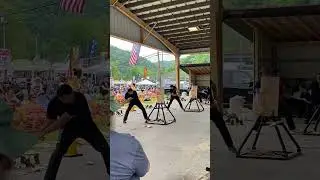 Standing Block Chop WCWCF 2023 #timbersports