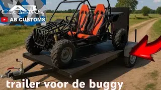 Aanbanger bouwen voor de elektrische buggy van Eugene! Oud caravan onderstel gekocht