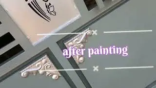 sliding gate installed before painting after painting 🎨