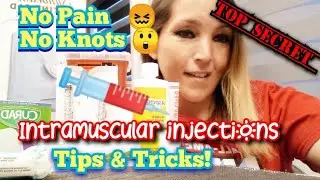 How to do SURROGACY INJECTIONS | PIO SHOTS | TIPS for *PAINLESS *KNOTLESS INTRAMUSCULAR INJECTIONS!