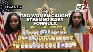 Two Florida women accused of stealing $8K worth of baby formula