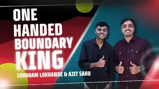TEASER || One hand Boundary King || Shubham lokhande aur Ajit Sahu || Exclusive Podcast #boxcricket