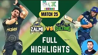 Must Win For Peshwar Zalmi vs Multan Sultans | PSZ VS MS | MATCH 25 OF HBL PSL 10 | #apnaxhai