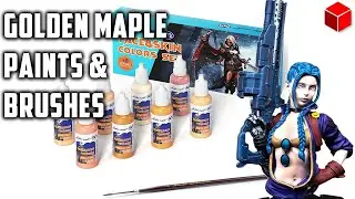 Golden Maple Face and Skin Color Set and Brushes Review