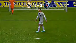 R MADRID Vs PSG penalty short EFOODBALL 23 MOBAIL game