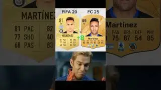 FIFA 20 VS FC 25 Ratings Comparison#shorts#eafc#ultimateteam