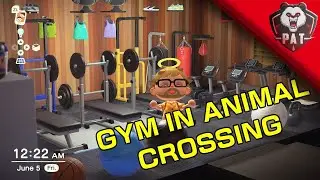 Making a GYM in Animal Crossing! Timelapse