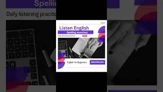 B&agrave;i tập Spelling exercises #1 #learnenglish #quiz #spelling #screammovie #listening_ieltstest #love