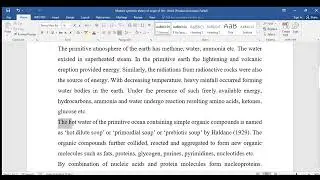 Modern synthetic theory of origin of life