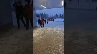 ❄️ Snowy Campus Walk at LUT University | Finland&rsquo;s Winter Wonderland 🇫🇮 #finland #short #shorts