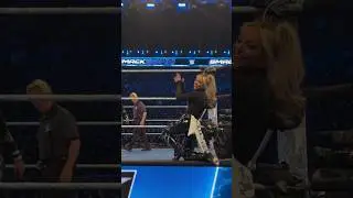 Liv Morgan claps after hearing bad word from a kid