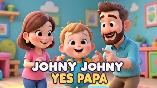 Johny Johny Yes Papa 👶🍭 | Good Habits Song for Kids | Family Fun Nursery Rhymes | 3D Cartoon