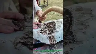 How to Cut Jade with Hemp Rope | Traditional Craft