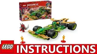 How to build LEGO Ninjago 71828 - Lloyd's Pull-Back Race Car (Step-by-Step Tutorial)