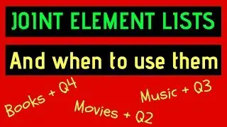 Joint Element Lists and When to Use Them - MicroStrategy