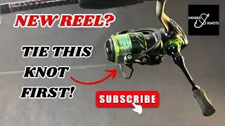 Easy Way How I Tie an ARBOR and UNI Knots for Spooling Spinning Reels 🎣