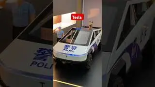 Tesla cybertruck SUV electric police truck #ytshorts #tesla #elonmusk #spacex #cybertruck #teslainc