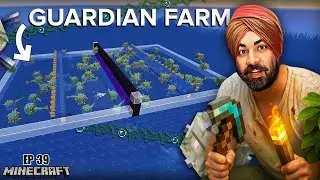 Minecraft Survival EP 39 | Guardian Farm Build 🌊 | Unlimited Prismarine & XP