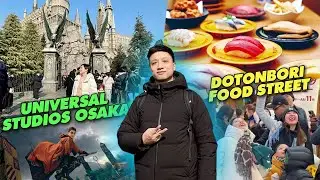 Du Lịch Nhật Bản 02: Osaka Chơi gì và Ăn gì ! Dotonbori, Universal Studios Japan.