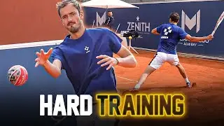 Daniil Medvedev & Gilles Simon: High-Intensity Clay Court Training