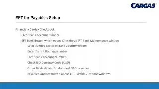 Microsoft Dynamics GP ACH EFT for Payables and Safe Pay