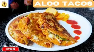 Crispy, cheesy Aloo Tacos 🌮 | leftover Roti se banaye aloo tacos | Tacos Recipe | tasty indian snack
