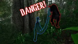 Surviving a close call with a Dryosaurus | The Isle