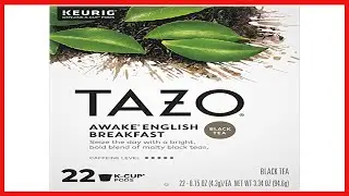 Tazo K Cup Pods For a Bold Traditional Breakfast Style Tea Black Tea Caffeinated Tea Morning Drink 2