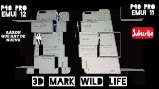P40 Pro Emui 11 VS P40 Pro Emui 12  3D MARK WILD LIFE
