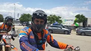 Andr&eacute; Calado ap&oacute;s SS1 na Baja de Loul&eacute;