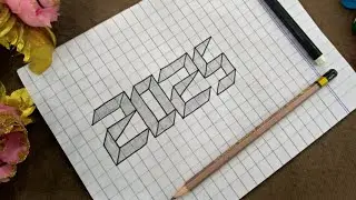 Easy drwaing 2025 | 3D Art and drwaing illusion | DIY Artistry Corner