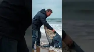 Removal of barnacles #ocean #whale #barnacles #shorts