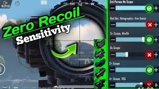 Zero Recoil Sensitivity | Bgmi Zero Recoil Sensitivity @theplayyt143